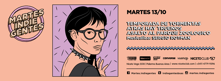 Gran noche shoegaze en el Martes Indiegentes: bit.ly/1LsGtRr.