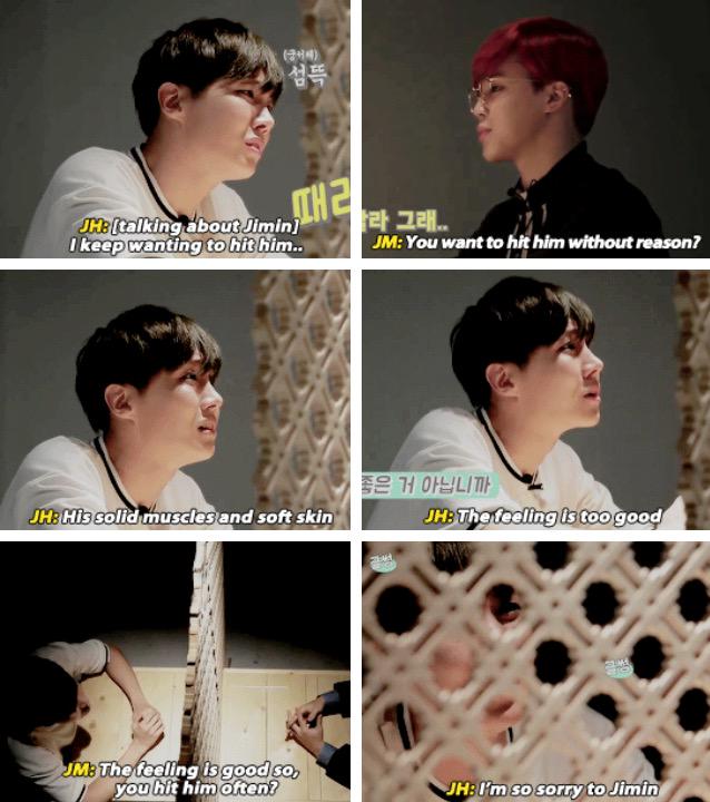 Btseshowtime's tweet photo. It's (love) confession time 👀💗
Seriously how can I not ship them? 😳💖 http://t.co/zsnNFPJMUV