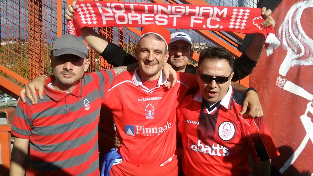 Forest supporters in Perugia stadium!!!!