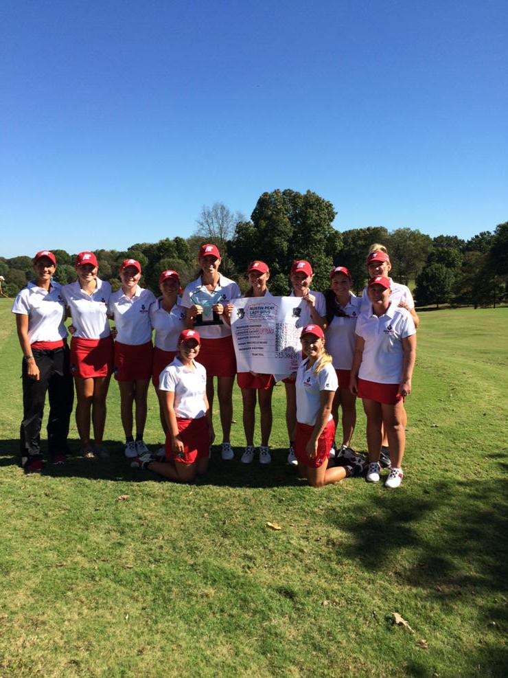 GovsWGO's tweet photo. Proud of the Lady Govs for their great round today and tournament Win #letsgopeay #BeAGov http://t.co/3ANijkXiFA