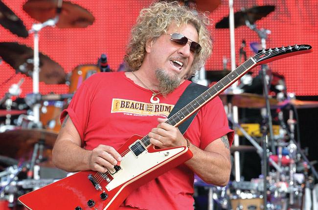 Happy Birthday Sammy Hagar also known as The Red Rocker More music history -  