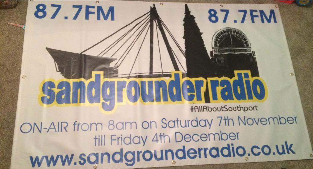 duneradioDAB's tweet image. Evening #seftonhour *waves* Not long to go till we launch on 87.7FM! Keep a look out for these across #Southport