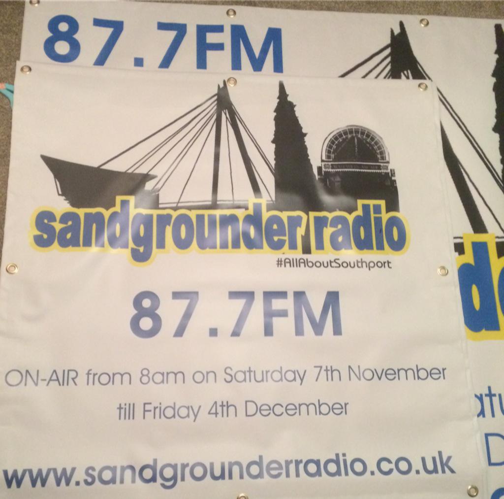 duneradioDAB's tweet image. Evening #seftonhour *waves* Not long to go till we launch on 87.7FM! Keep a look out for these across #Southport