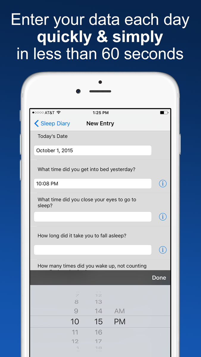 sleepdiary's tweet image. The app is now live and we'd love for you to check it out. itunes.apple.com/us/app/sleep-d… #INSOMNIA2015 #sleep