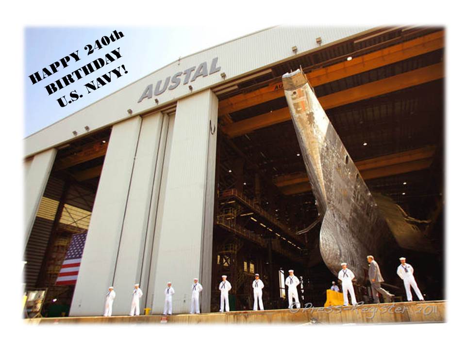 Austal_USA's tweet photo. Happy #240NavyBday @USNavy! @Austal_USA takes pride in building the #LCS #JHSV #EPF for our great Navy. http://t.co/t4R6QFLuSe
