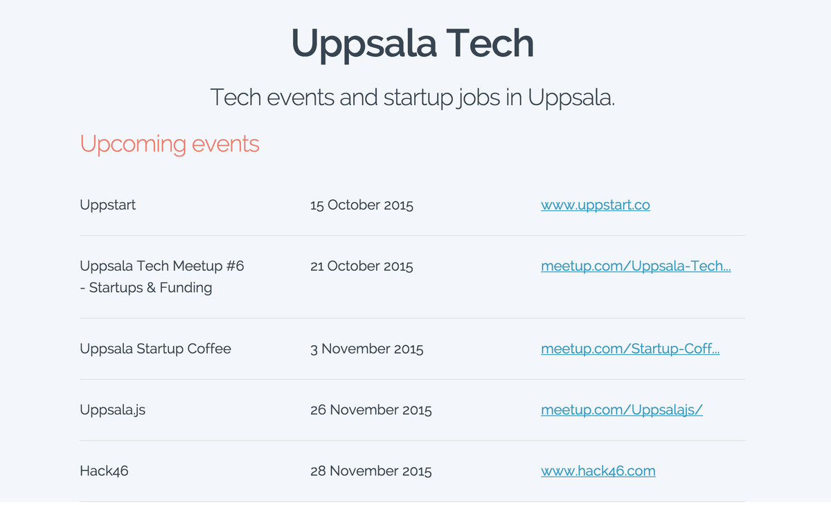 johannestankar's tweet photo. Funderar du på vad som händer i Uppsalas techvärld i närtiden? Missa inte http://t.co/146xVAwx42 :-) #uppsalatech http://t.co/9dOOnpdZ5Z