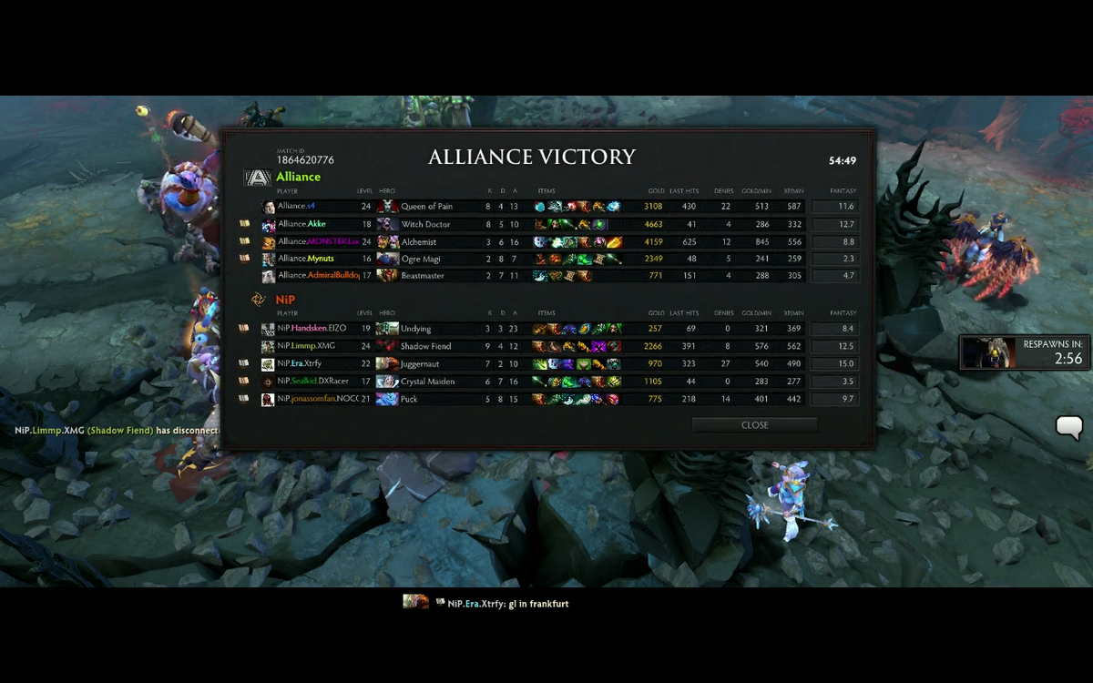 theAllianceGG's tweet image. Now that's a comeback. See you in Frankfurt!