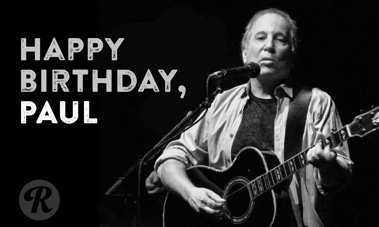 Happy birthday, Paul Simon! Thank you for never compromising your musical eccentricity & bringing us fantastic songs. 