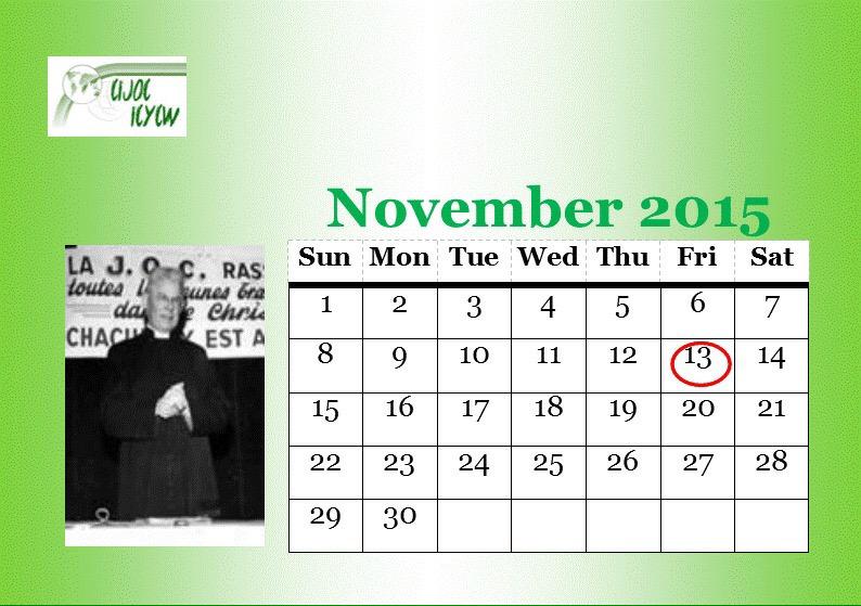 "Take note in your diaries, in 1 month it will be the day for all of us."