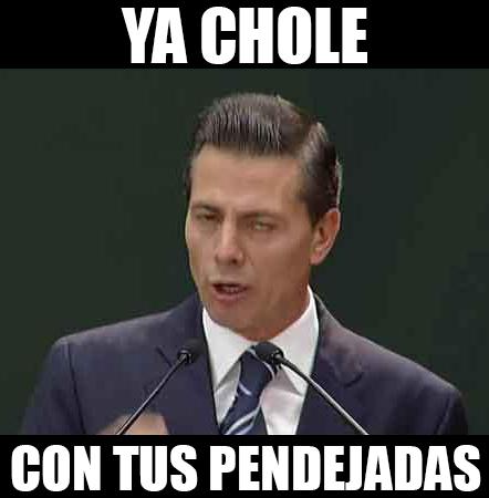 ElSekto's tweet photo. Les cambio el #YaCholeConTusQuejas, por el #YaCholeConTusPendejadas... http://t.co/p2gujrHcDz