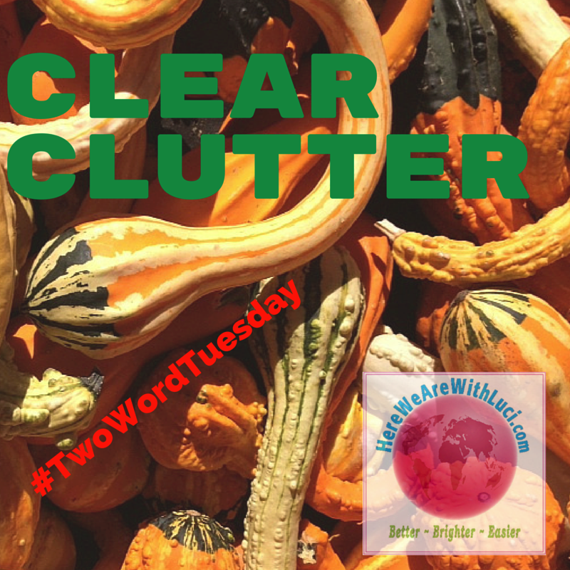 LuciWeston's tweet image. It&apos;s time… You know it is!!! #TwoWordTuesday #ClearClutter