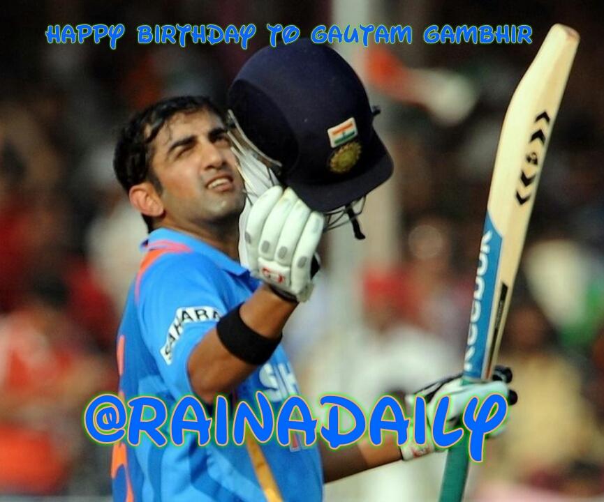 Happy birthday to Gautam Gambhir...Have a best year ever..
Best wishes from and Fans 