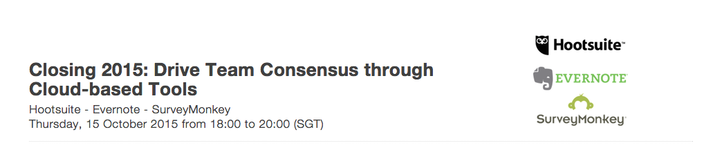 HootsuiteAPAC's tweet image. What were the best #cloud tools of 2015? Find out at our #CloudProductivity session tomorrow: ow.ly/TmQRt