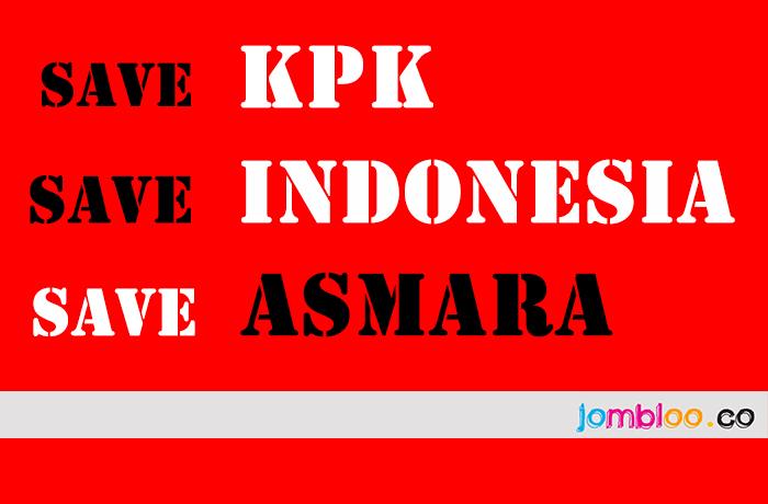 bukurakjat's tweet photo. SAVE KPK
SAVE INDONESIA
SAVE ASMARA
http://t.co/4BXcmuz4He
~@dediarifianto #Jombloo http://t.co/qMOTRFdKWE