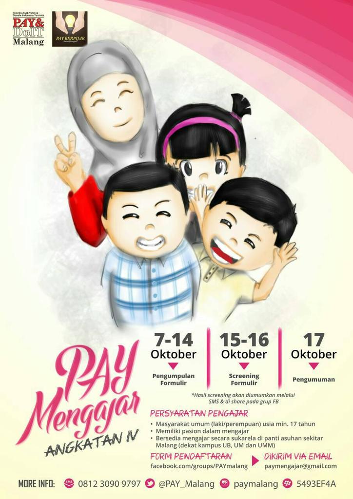 Di Tahun Baru ini,ayo kobarkan smngat baru brbagi ilmu,biar smkin berkah😇 Buruan dftr!!🙌,bnt RT y <a href="/InspirasiMalang/">Rumah Inspirasi</a>