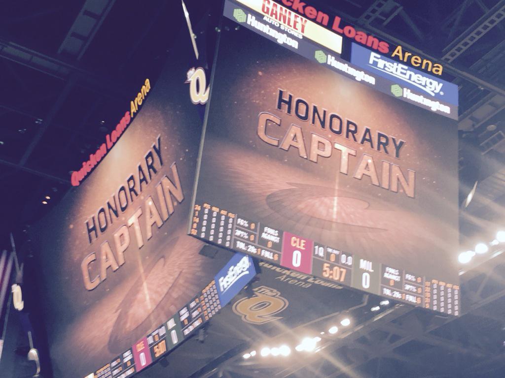 JenHennessey1's tweet image. Excited to be Honorary Captain at tonight's Cavs Game! Go Cavs! #AllForOne #PwC #Trees4Threes