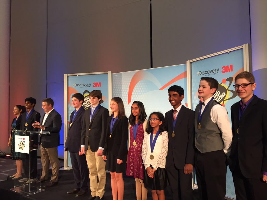 TinaTagsIt's tweet photo. Outstanding young minds #3mysc @DiscoveryEd Thank you for your partnership! http://t.co/UxVKtGzkT5