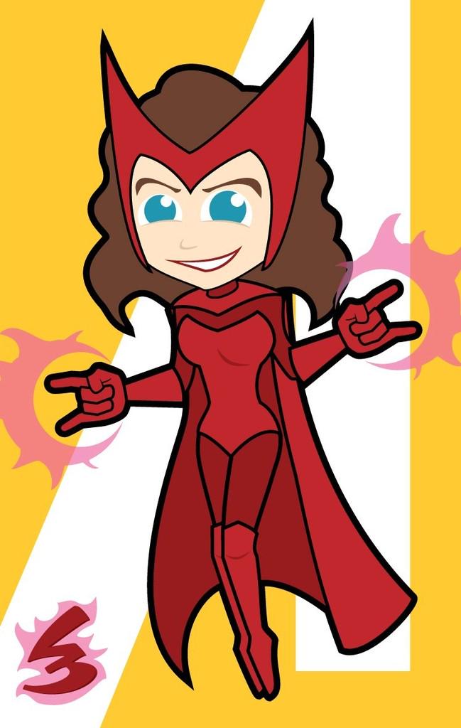 LukeConners's tweet image. Scarlet Witch by #geekboypress (10.00 USD)