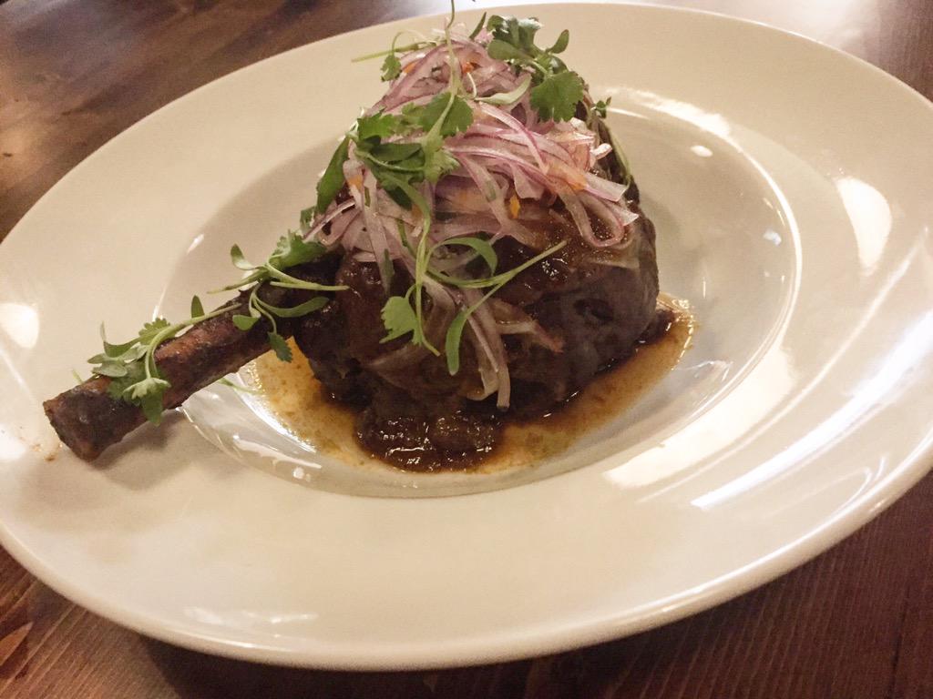 mmtakemiami's tweet photo. The lamb shank at @gkbistronomie's got us like...woah! #mmtm #gkb #peruvianfusion #lambshank #wynwood #miamifoodies http://t.co/7JYmTfzJnJ