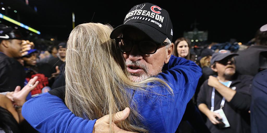 MLB's tweet photo. The @Cubs faithful may never leave. http://t.co/gnxBDFraTt #OwnOctober http://t.co/6QYZlQSX4W