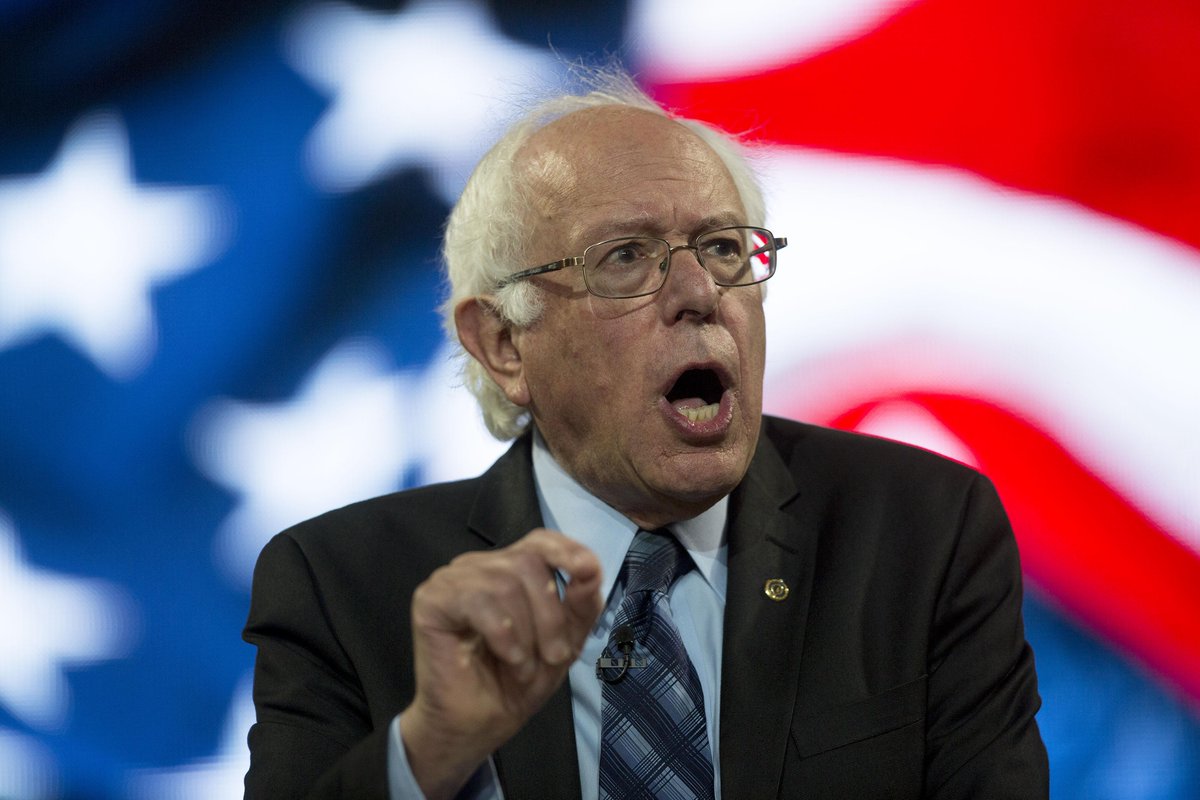 .<a href="/BernieSanders/">Bernie Sanders</a> says the greatest threat to national security is climate change bloom.bg/1k0UGe5 #DemDebate