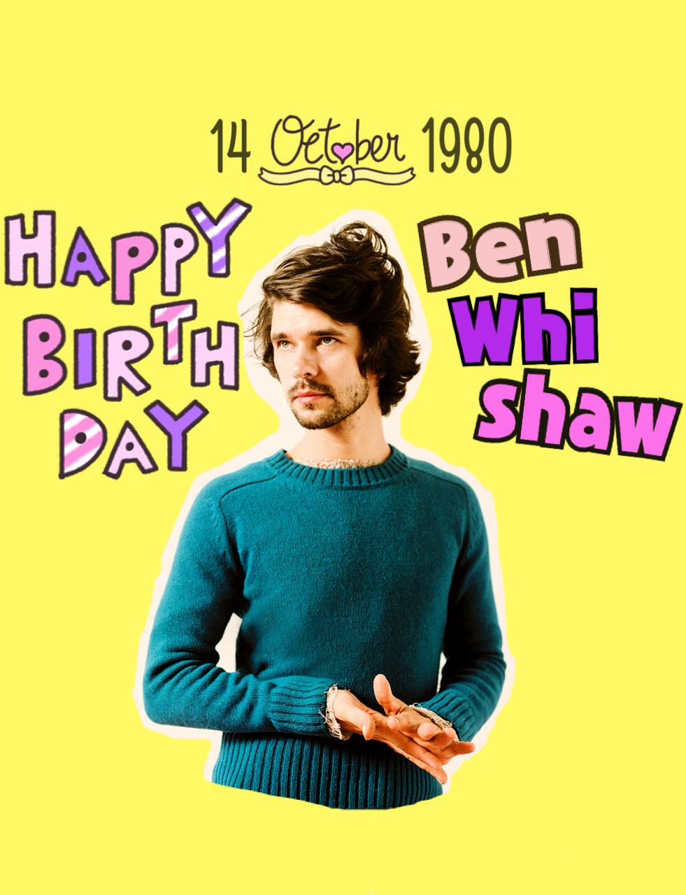  Happy 35th Birthday to the ever lovely Ben Whishaw! 