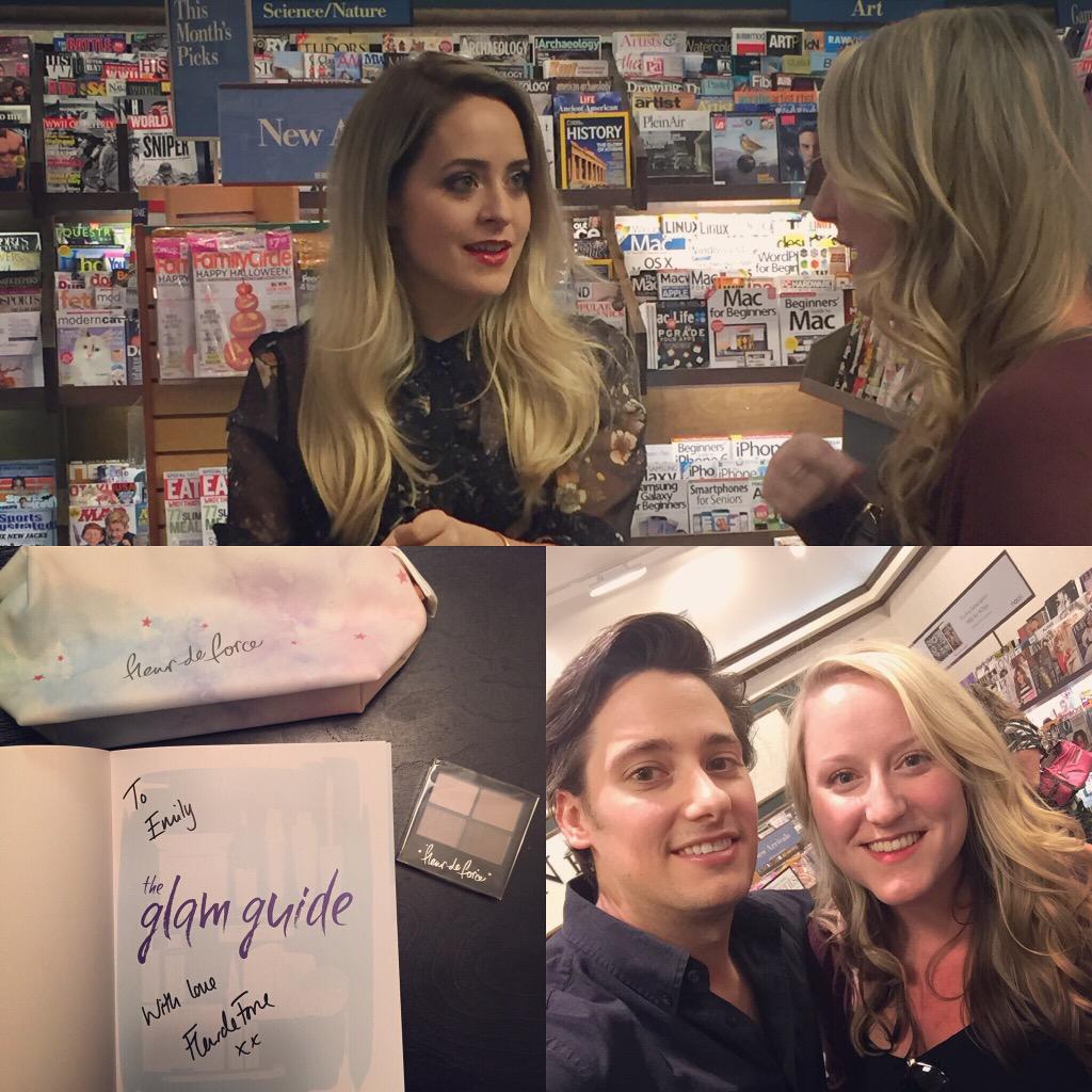 emilyparrishh's tweet photo. But really, the #FDFUSBookTour event tonight was amazing. It was so great meeting @FleurDeForce! http://t.co/ZhsRN3DKwv