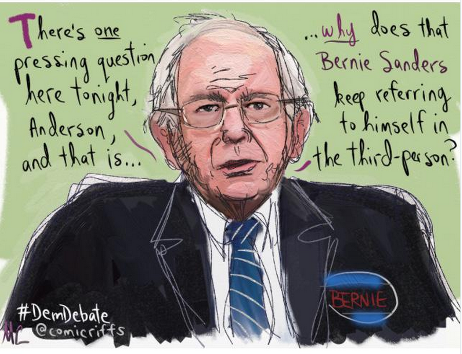 postpolitics's tweet photo. The debate in four sketches. http://t.co/vClJIJJu1R http://t.co/pY1U5L5xCV