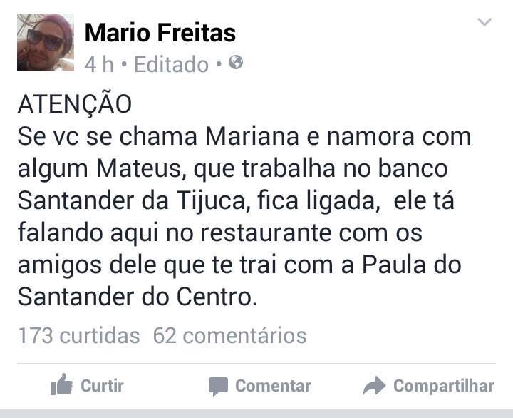 E loooooonge de mim fazer fofoca aqui maaaaasssss vcs poderiam dar RT nisso até chegar nos responsáveis? Flw vlw