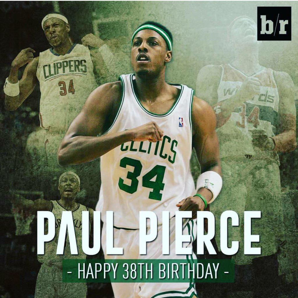 Happy Birthday to the one and only ,  The Captain and The Truth Paul Pierce  

My Childhood Idol  