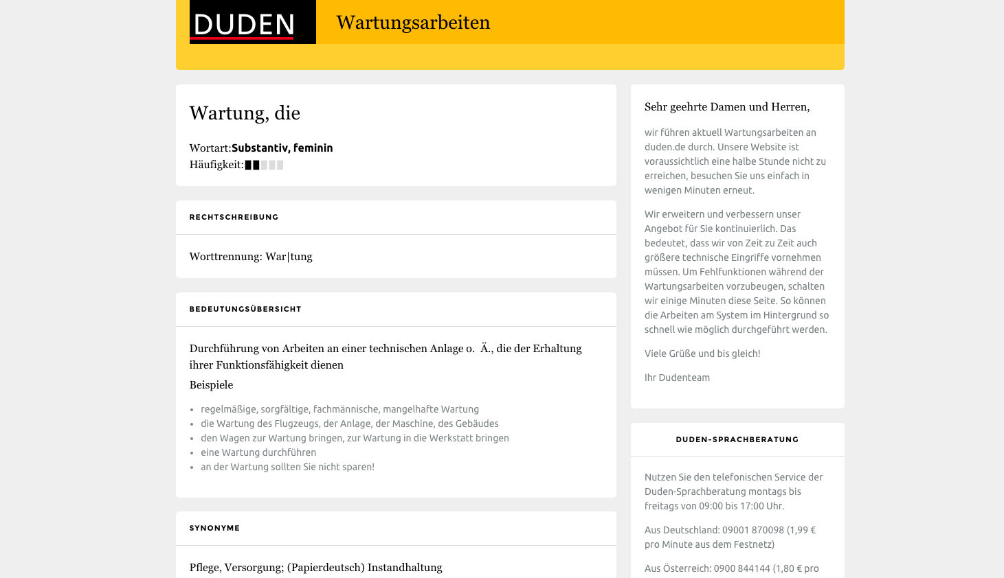 Lea Weitekamp On Twitter Coole Fehlermeldung Auf Duden De D Http T Co 3ujfqt5ac9