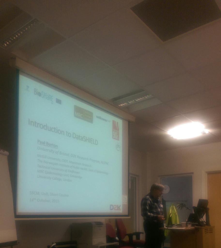 DatashieldNews's tweet image. We are piloting our SSCM short course on DataSHIELD today. #d2kDatashield #BigHealthData  #SensitiveData