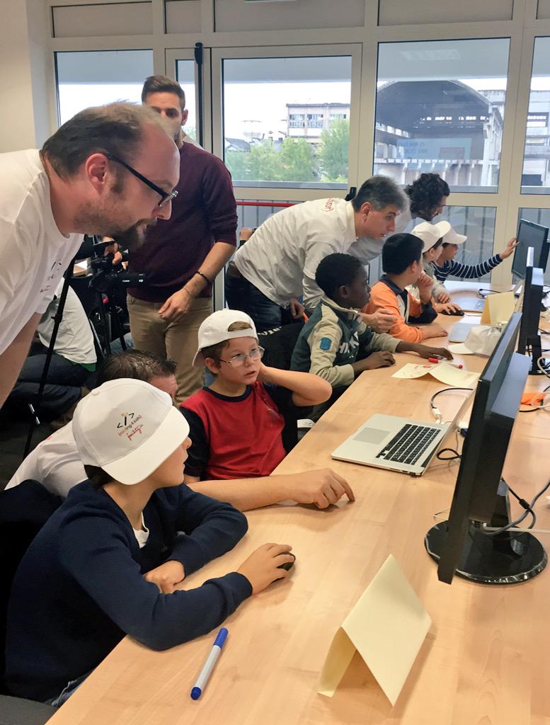 FacilityLive's tweet image. Awesome #Coding4KidsPV happening now at #FacilityLive!@CodeWeekEU #scratch #codeweekeu #codingforkids #CodeEU
