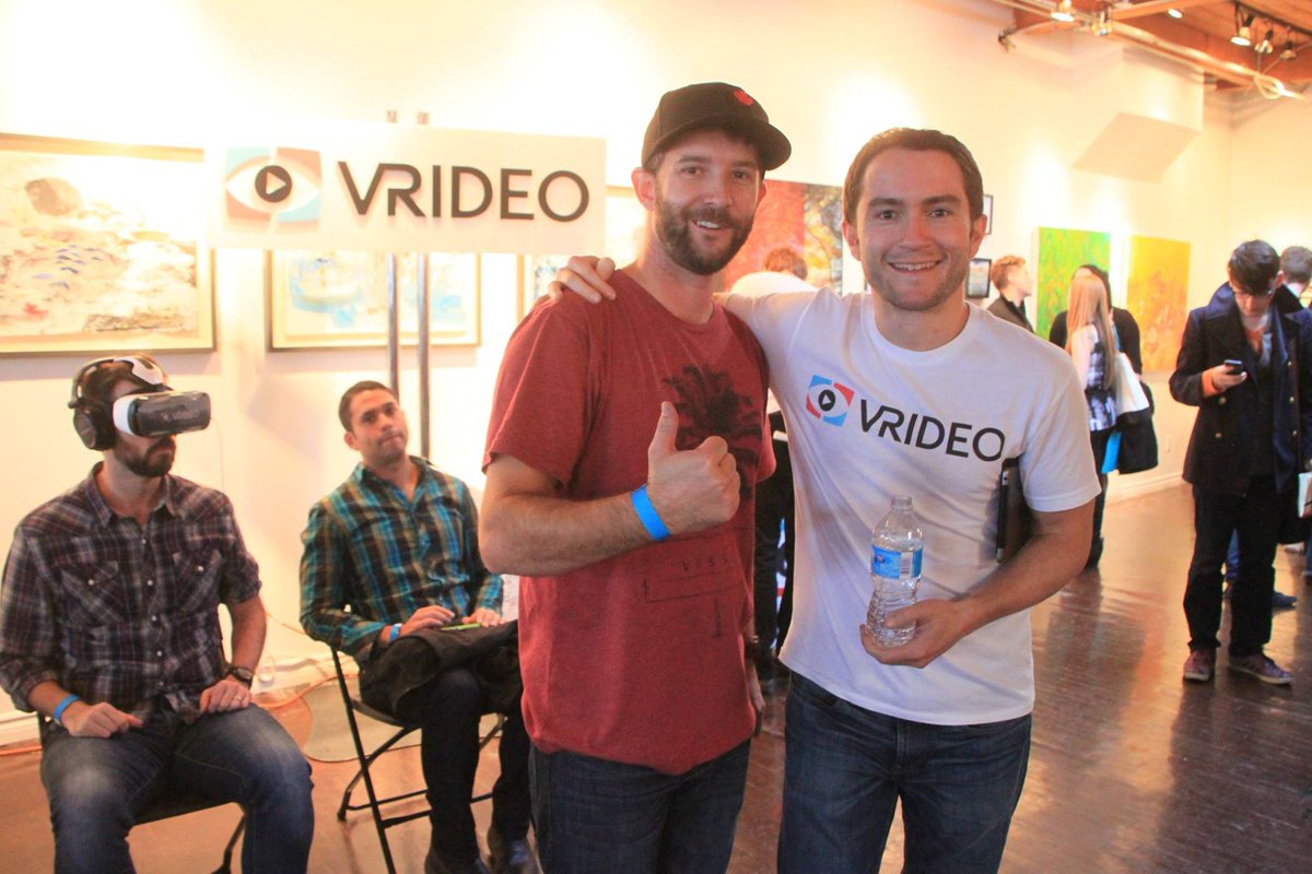 Vrideo's tweet image. .@arosenfee enjoyed catching up with @INTREPID360 founder Ben Carlin at #KVRFF in Canada (vrideo.com/INTREPID360/vi…)