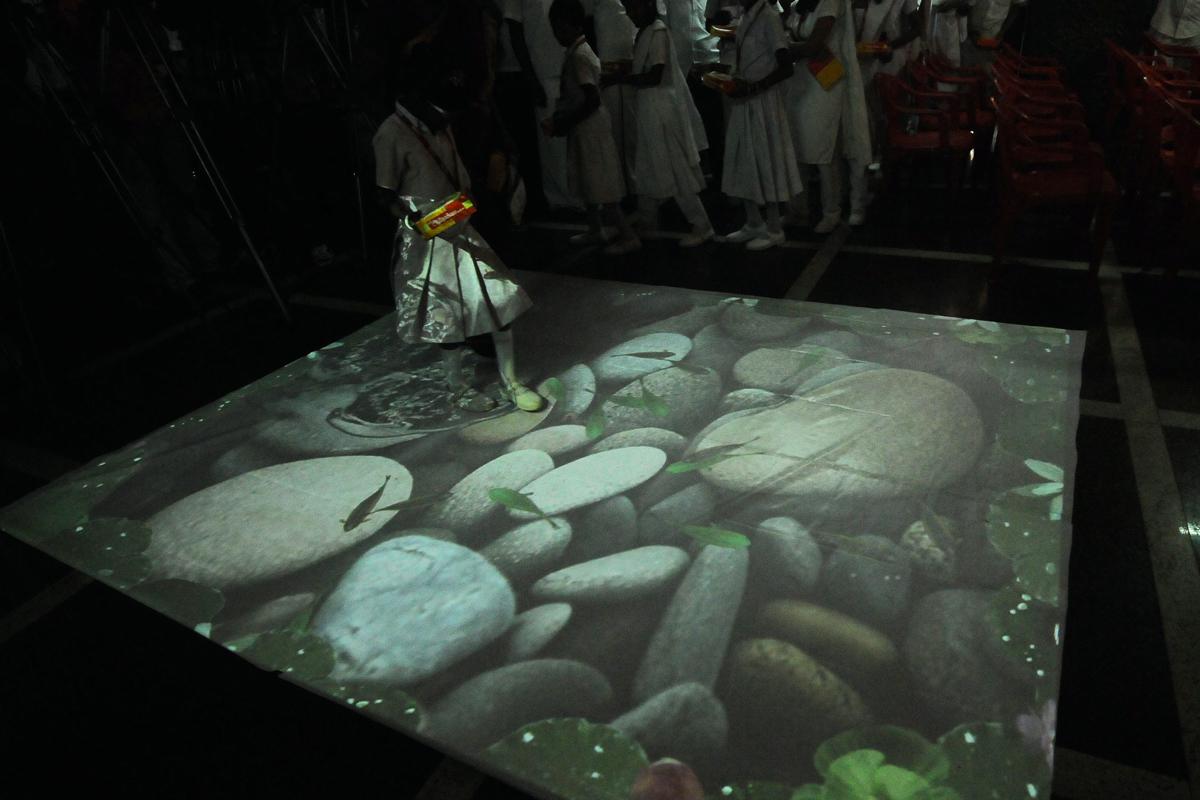 touch_wizard's tweet photo. @VkCaptain birthday function.#Interactive floor projection system. Powered by #Touchwizardtechnologies http://t.co/C12sJAosg3