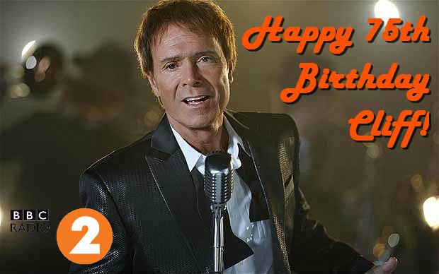 Happy Birthday Sir Cliff Richard! 75, and still sounding superb! ( 