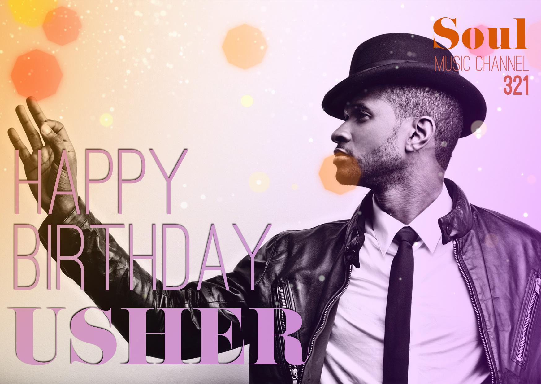 Happy Birthday to R&B singer Usher! His album Confessions became the fastest-selling R&B album in history. 