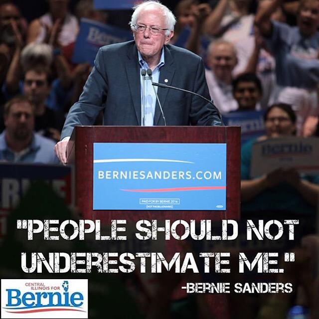 XPerezNY's tweet photo. I can hear @BernieSanders saying and somebody please #DOUBTMYPROGRESS!
#FeelTheBERN http://t.co/GkaOFGQbqI