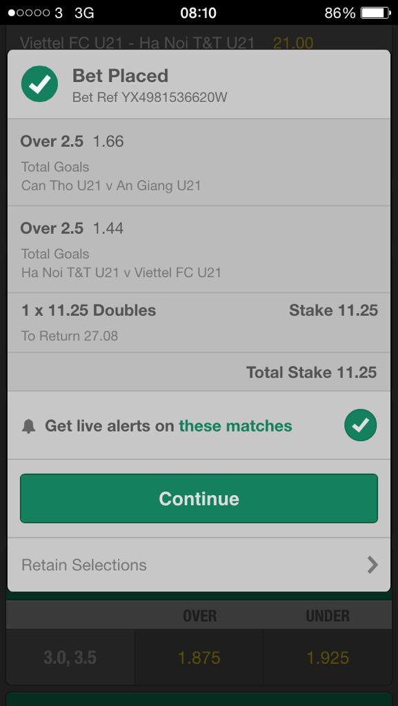 InterTipster's tweet image. Bet 2 £5 - £100 Challenge

Over 2.5 Goals in both matches

Vietnam League - 9am KO

#freetips #bookiebashing