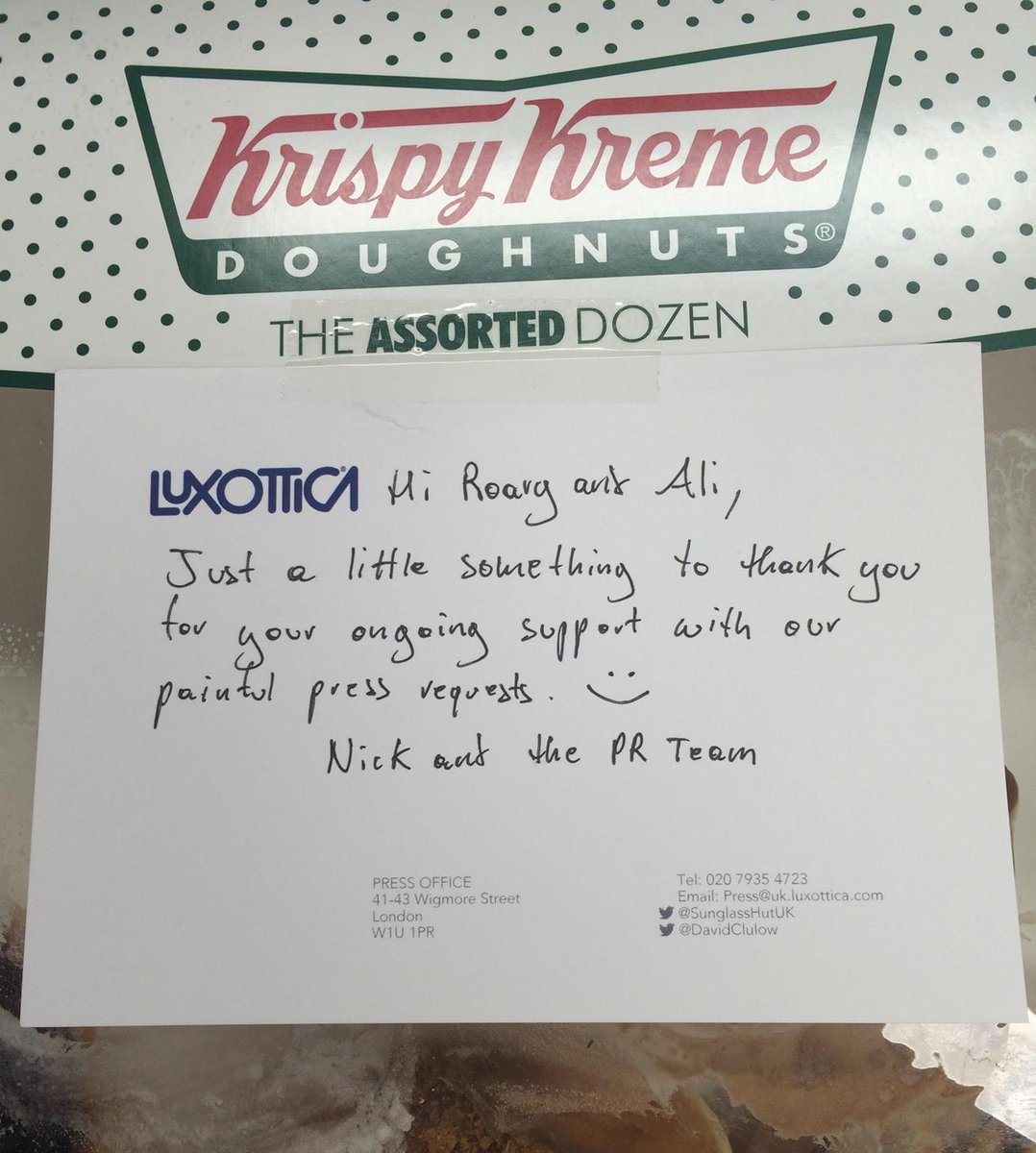 rshbrfc1969's tweet photo. Thanks for these !! Donuts are always a nice thank you !! #seeinsummer #keepemcomin πππ http://t.co/xy3eRaYqrg