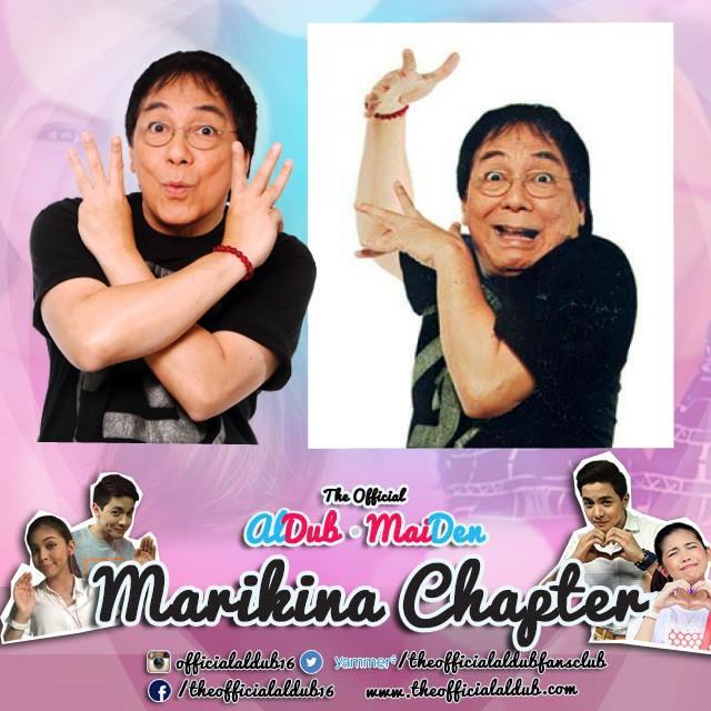 From MARIKINA CHAPTER We Would like greet henyo master Joey De Leon a HAPPY BIRTHDAY! 
