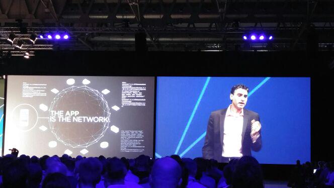 mjmaluf's tweet photo. "The network is the app" @martin_casado on stage at #vmworld2015 #vmugisready http://t.co/XaiaGMKYYY