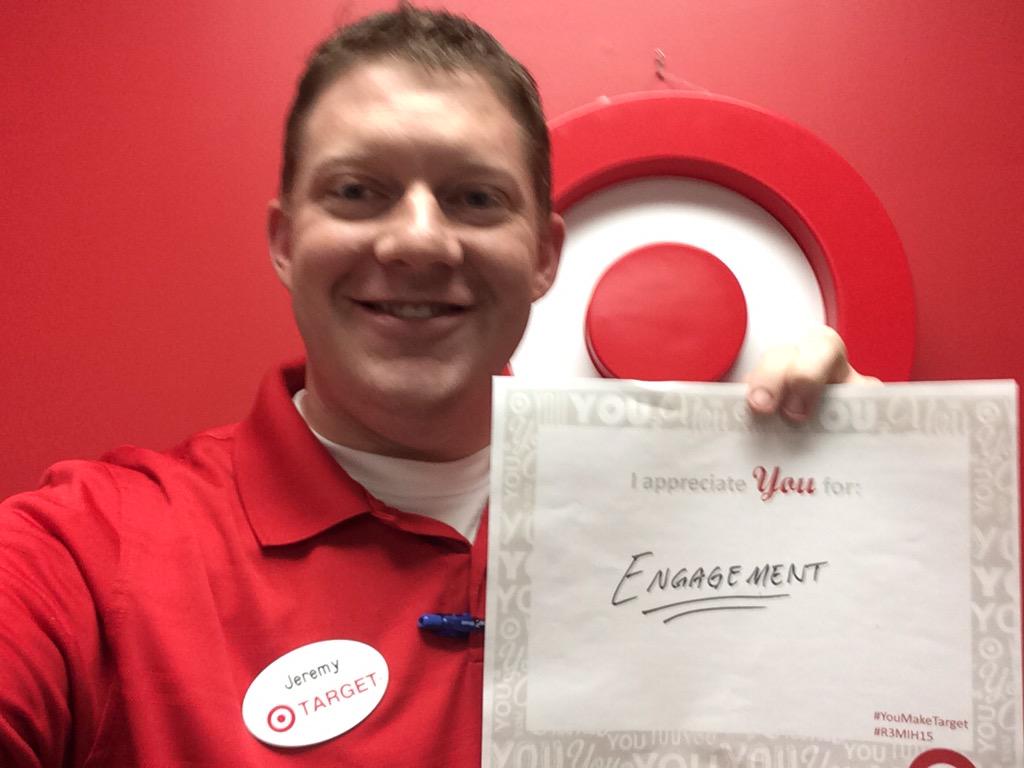 I appreciate <a href="/bradw_taylor/">Brad Taylor-White (he/him)</a> because Brad is the definition of engagement! #R300MIH15 #YouMakeTarget