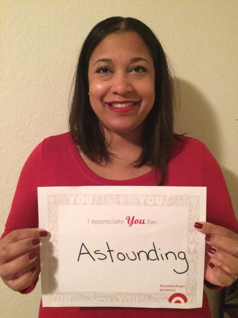 I appreciate <a href="/ConnieDroge/">Connie Droge</a> for the astounding way that she personally recognizes each leader. R300MIH15#YouMakeTarget