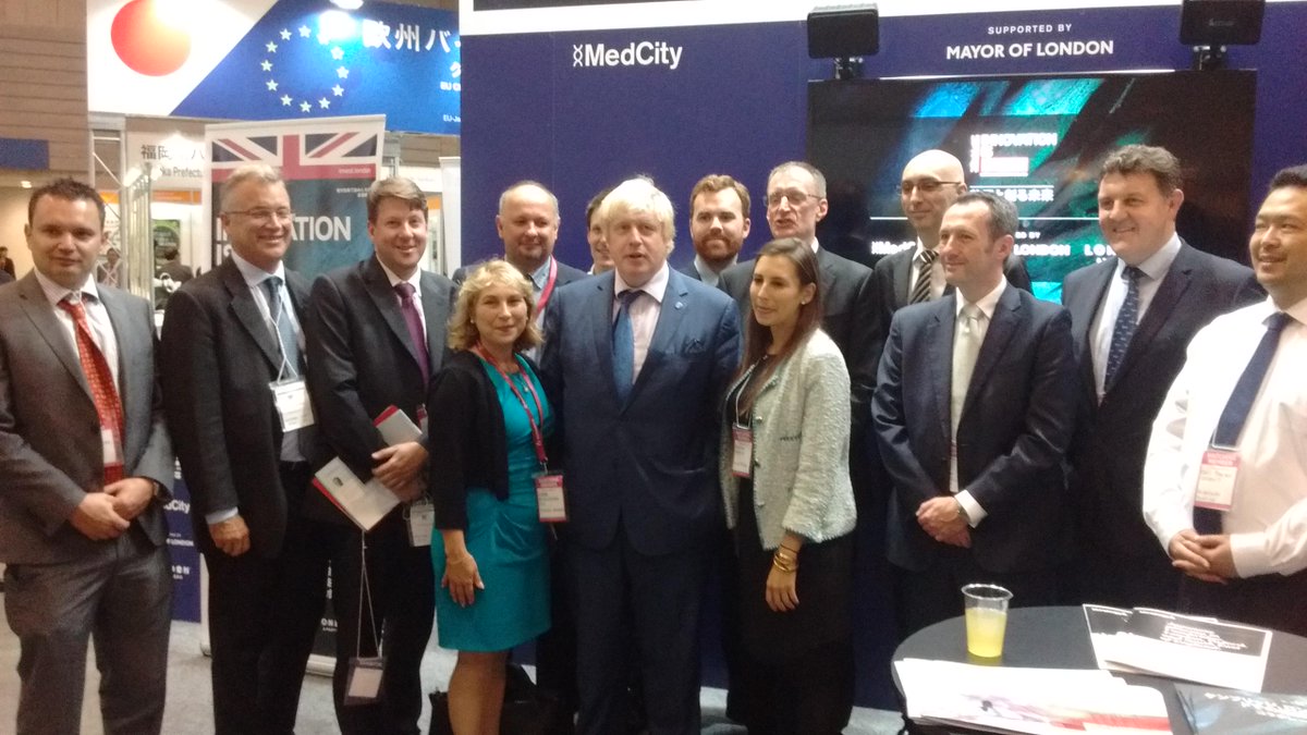 @MayorofLondon is with British SMEs in Japan #Exports #TradeMisson #BioTech