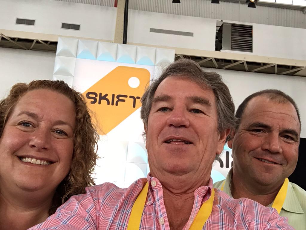 So we are the smartest people in travel industry marketing. CEO of Skift said so  #skiftforum