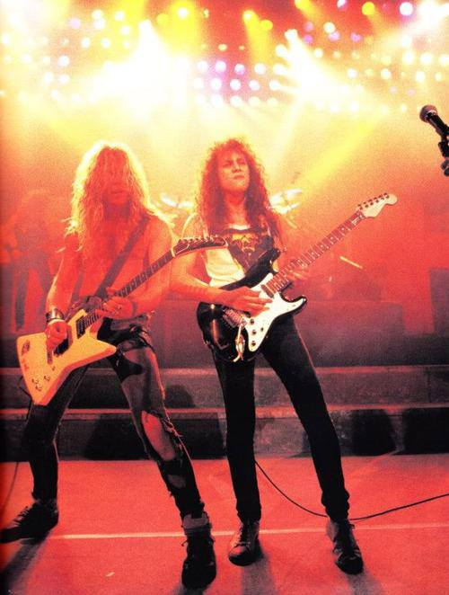 MetallicA on Twitter "James Hetfield with Kirk Hammett, 1986 Master of