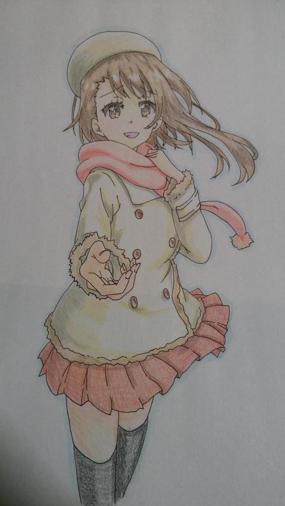 しおり Auf Twitter ニセコイ19巻の表紙の小野寺小咲を描いたよ やっとできた 製作時間3時間半ぐらいかな 手疲れた D ハァ 久しぶりに色鉛筆使ったなw 色鉛筆 模写 ニセコイ Http T Co T8yawgikmx