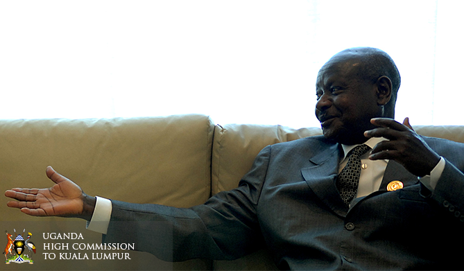 UgandaMalaysia's tweet photo. #53YearsOfIndependence The 9th, and current President of Uganda. His Excellency @KagutaMuseveni http://t.co/RvvwD1k6L4