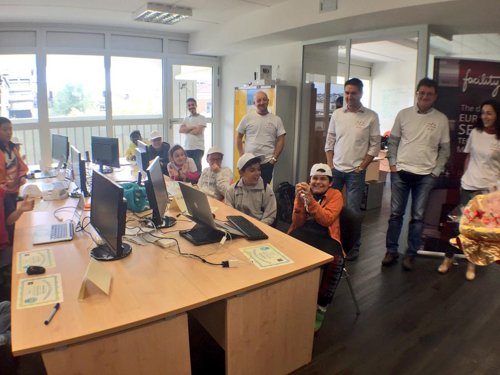 FacilityLive's tweet image. Grazie da #Coding4KidsPV ai nostri piccoli #programmatori, ai tutor di #FacilityLive, a @dadelazza, a @neutralaccess
